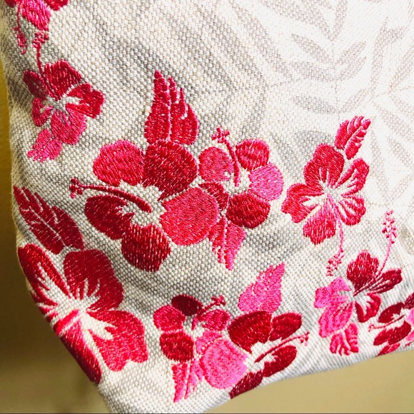 Floral Canvas XL Tote - Picture 3 of 7